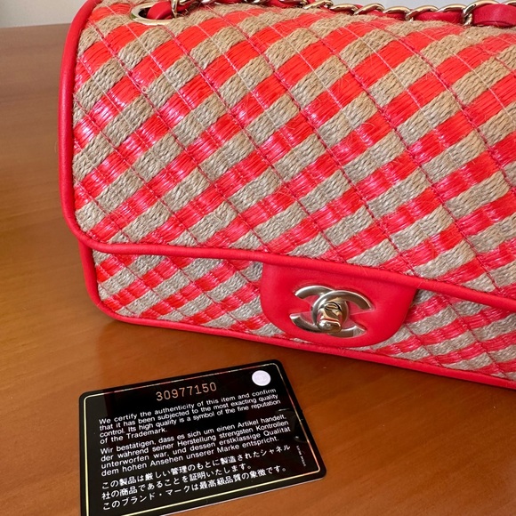 Chanel Raffia small flap - Picture 12 of 12